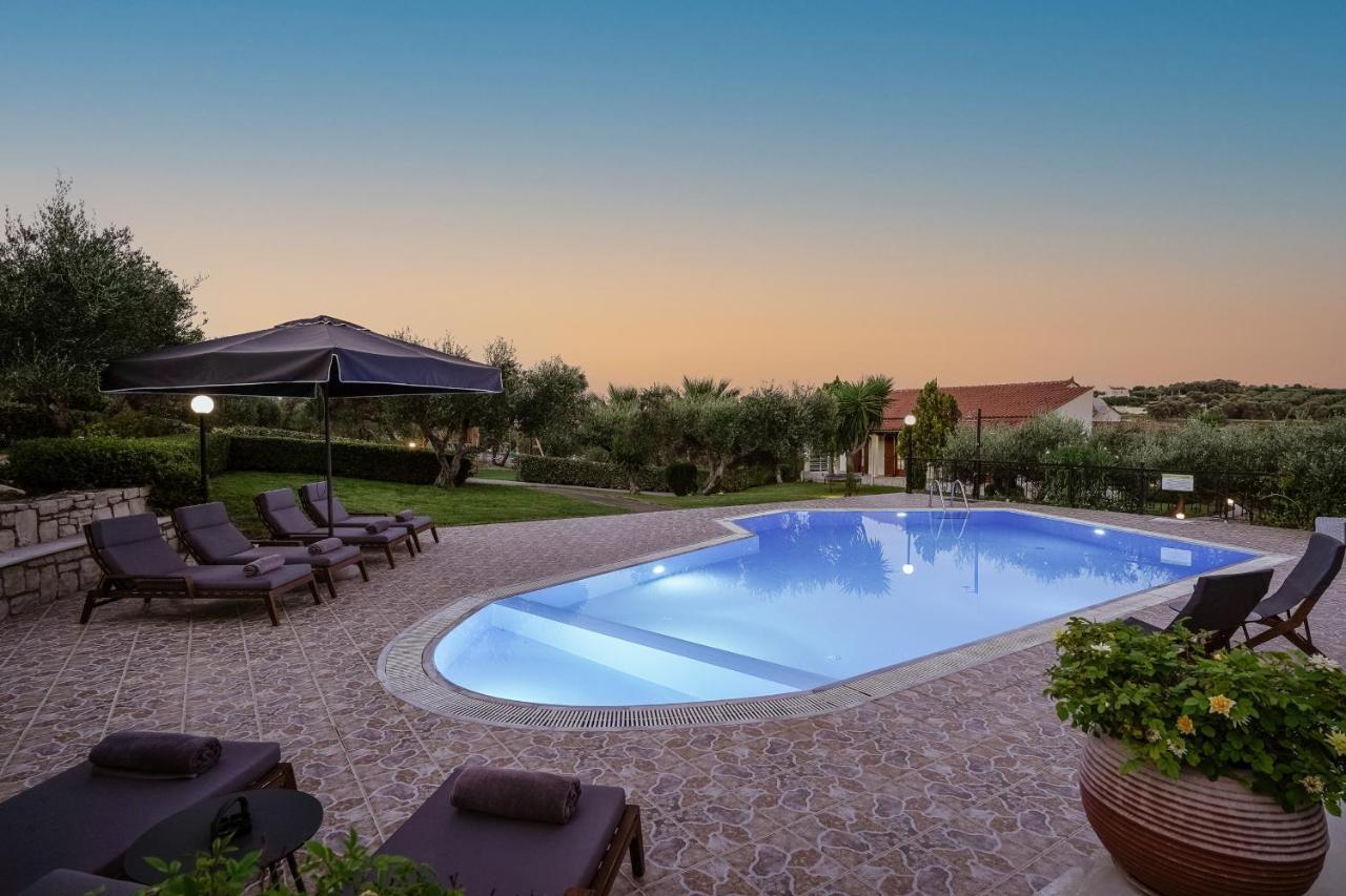 Lefkothea Villas With Large Pool, Bbq & Playground Аделианос Кампос Экстерьер фото