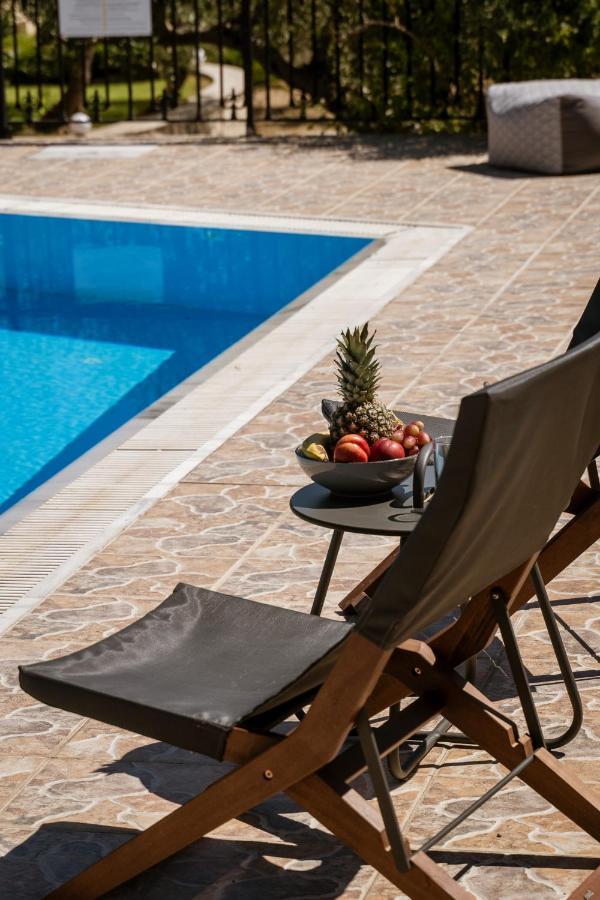 Lefkothea Villas With Large Pool, Bbq & Playground Аделианос Кампос Экстерьер фото